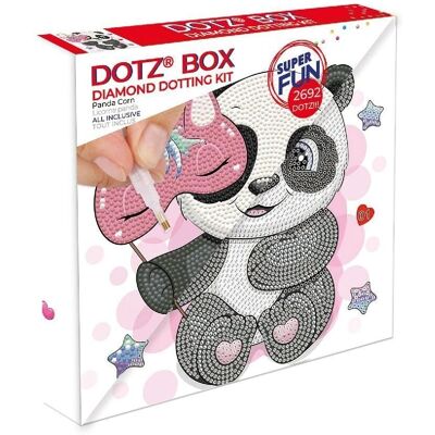 Carletto Deutschland Kit di diamond painting - Panda, 22x22cm Carletto Deutschland Kit di diamond painting - Panda, 22x22cm