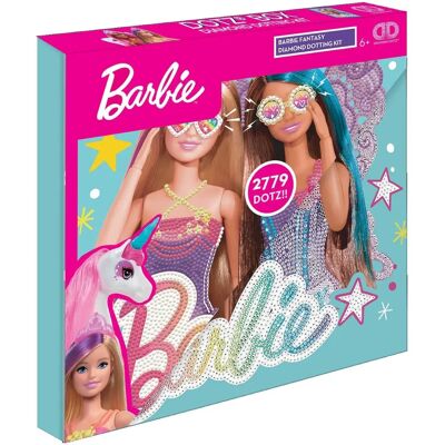 Diamond Dotz Barbie Fantasy Dotz Box 28x28 cm - Publicité Diamond Dotz Barbie Fantasy Dotz Box 28x28 cm - Publicité