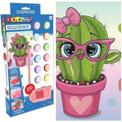 Diamond Dotz Pink Kaktus - Diamantmalset für Kinder Diamond Dotz Pink Kaktus - Diamantmalset für Kinder