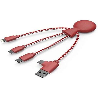 Xoopar Mr Bio Câble Multi-Connecteurs - Chargeur Xoopar Mr Bio Câble Multi-Connecteurs - Chargeur