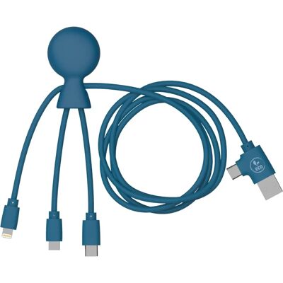 Xoopar Mr Bio Long Ladekabel - Multi-Gerät USB-C & Lightning Xoopar Mr Bio Long Ladekabel - Multi-Gerät USB-C & Lightning