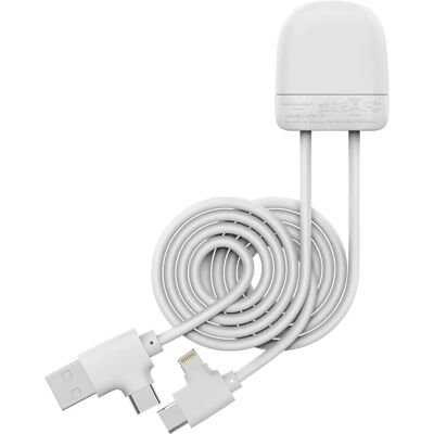 Xoopar 4 in 1 Ice-C Eco-verantwoord USB-kabel - USB C Lightning Xoopar 4 in 1 Ice-C Eco-verantwoord USB-kabel - USB C Lightning