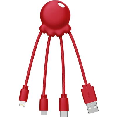 Xoopar Octopus Multi Kabel - Umweltfreundliches recyceltes Plastik Xoopar Octopus Multi Kabel - Umweltfreundliches recyceltes Plastik