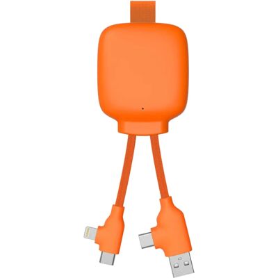 Xoopar Powerbank met multiconnector-kabel 3000mAh - Powerbank Xoopar Powerbank met multiconnector-kabel 3000mAh - Powerbank