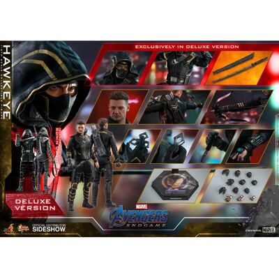 Hot Toys Hawkeye Deluxe Action Figure 1/6 Scale Marvel Avengers Endgame Hot Toys Hawkeye Deluxe Action Figure 1/6 Scale Marvel Avengers Endgame