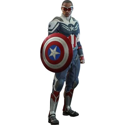 Hot Toys Captain America Action Figure - 1/6 Scale, 30cm, Wings Hot Toys Captain America Action Figure - 1/6 Scale, 30cm, Wings