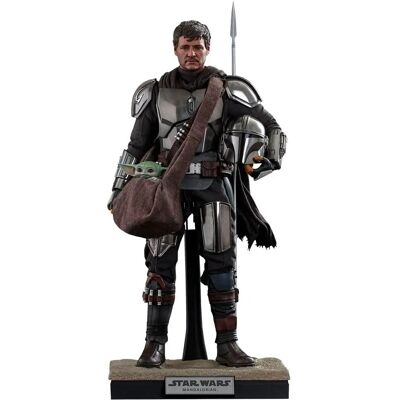 Hot Toys Mandalorian & Grogu Collectible Set - Star Wars Hot Toys Mandalorian & Grogu Collectible Set - Star Wars