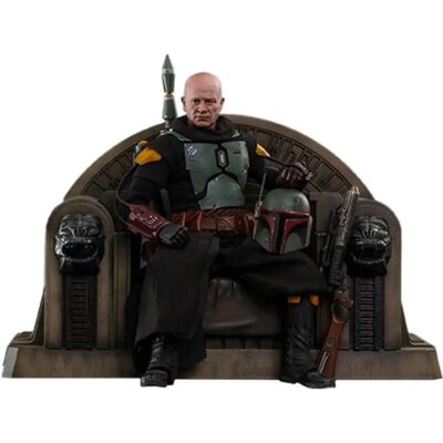 Hot Toys Boba Fett Repaint Armor & Throne - Star Wars Action Figure Hot Toys Boba Fett Repaint Armor & Throne - Star Wars Action Figure