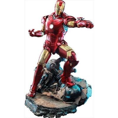 Hot Toys Iron Man Mark III 2.0 Deluxe - Collectible Action Figure Hot Toys Iron Man Mark III 2.0 Deluxe - Collectible Action Figure