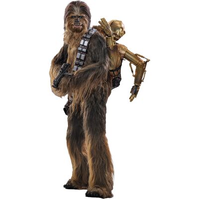 Hot Toys Chewbacca & C-3PO Star Wars - Figurine Collector - Publicité Hot Toys Chewbacca & C-3PO Star Wars - Figurine Collector - Publicité