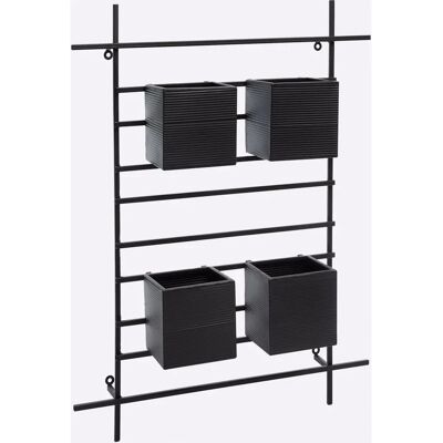 HEINE HOME Wanddeko - Metallregal mit Töpfen HEINE HOME Wanddeko - Metallregal mit Töpfen