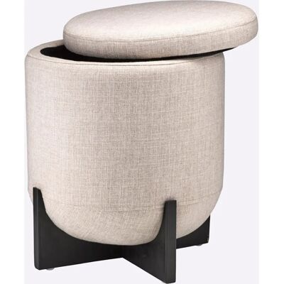 Heine Home Taupe Hocker mit Stauraum Heine Home Taupe Hocker mit Stauraum
