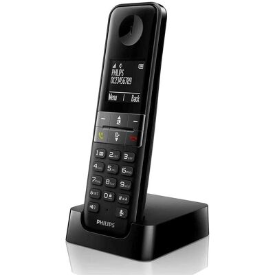 Téléphone sans fil Philips D4701B/34 - Blocage d'appels & Clavier rétroéclairé Téléphone sans fil Philips D4701B/34 - Blocage d'appels & Clavier rétroéclairé