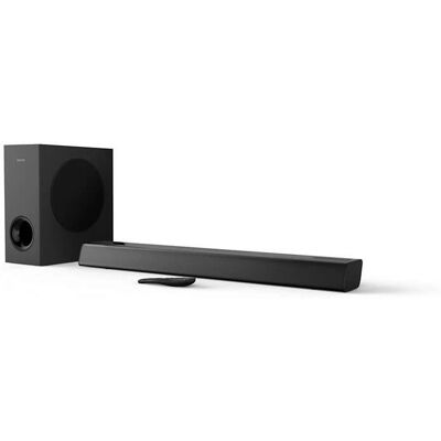 Philips TAPB405 Drahtlose Soundbar - 2.1 Kanäle, 120W, Schwarz Philips TAPB405 Drahtlose Soundbar - 2.1 Kanäle, 120W, Schwarz