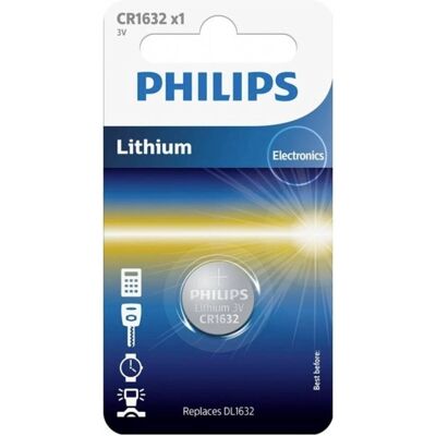 Baterie buton litiu Philips DL1632 3V Baterie buton litiu Philips DL1632 3V