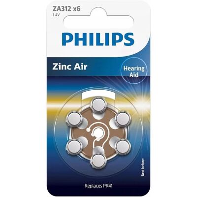 Piles Philips Zinc - 6 pcs - Publicité Piles Philips Zinc - 6 pcs - Publicité