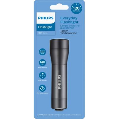Philips SFL4000T/10 LED Taschenlampe - Wasserfest, 120 Lumen Philips SFL4000T/10 LED Taschenlampe - Wasserfest, 120 Lumen