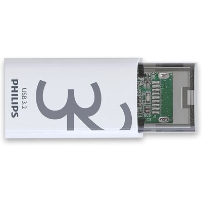 Clé USB Philips Click 32 Go - USB-C, USB 3.2 Gen 1 - Publicité Clé USB Philips Click 32 Go - USB-C, USB 3.2 Gen 1 - Publicité