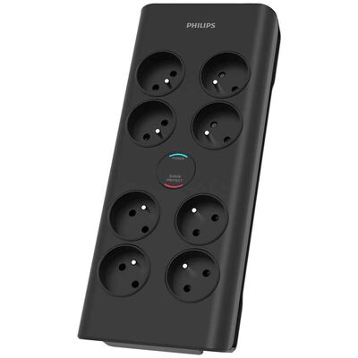 Philips SPN7080BA/60 Protecteur contre surtensions - 8 prises, 2m câble - Publicité Philips SPN7080BA/60 Protecteur contre surtensions - 8 prises, 2m câble - Publicité