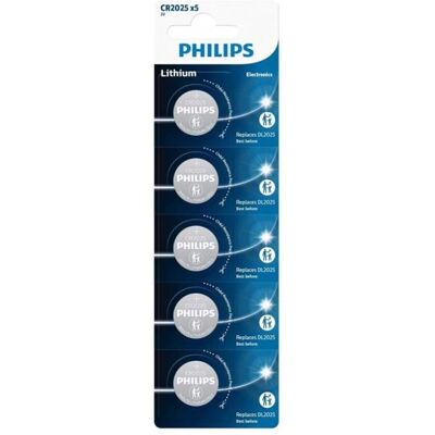 Philips CR2025P5/01GRS Lithium Knopfzelle - Knopfzellenbatterie Philips CR2025P5/01GRS Lithium Knopfzelle - Knopfzellenbatterie