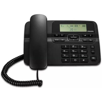Telefono fisso Philips M20B/00 Nero - Landline Telephone Telefono fisso Philips M20B/00 Nero - Landline Telephone