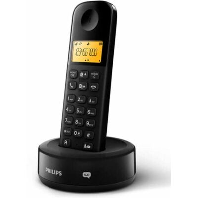 Philips D2602B/01 - Display grafico 1,6" - 16h di conversazione - ID chiamante - Tasti rapidi - Auricolare autonomo - Nero Philips D2602B/01 - Display grafico 1,6" - 16h di conversazione - ID chiamante - Tasti rapidi - Auricolare autonomo - Nero