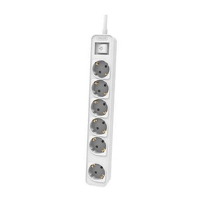 Regleta de corriente Philips - 6 Tomas - Blanco Regleta de corriente Philips - 6 Tomas - Blanco