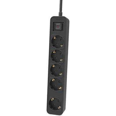 Philips Regleta - 5 Tomas, Cable 1.5m, Cierre de Seguridad Automático Philips Regleta - 5 Tomas, Cable 1.5m, Cierre de Seguridad Automático