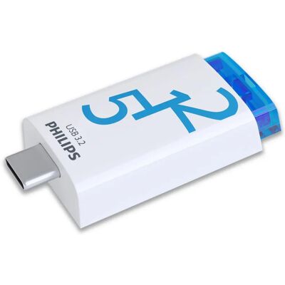 Philips Click Series Gen 1 512GB Chiavetta USB-C Philips Click Series Gen 1 512GB Chiavetta USB-C