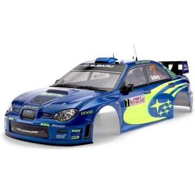Killerbody - Subaru Impreza WRC 2007 - Blauw - RC car body Killerbody - Subaru Impreza WRC 2007 - Blauw - RC car body