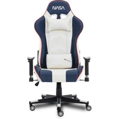 Cadeira de escritório NASA SU017-BWR - Encosto ajustável, Apoios de braço, Design moderno Cadeira de escritório NASA SU017-BWR - Encosto ajustável, Apoios de braço, Design moderno