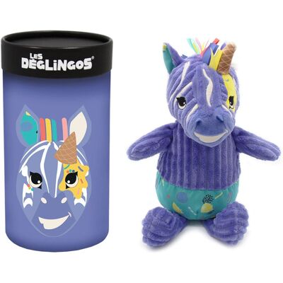 Les Déglingos Stor Lila Zebra Plush Toy - Stuffed Animal Les Déglingos Stor Lila Zebra Plush Toy - Stuffed Animal