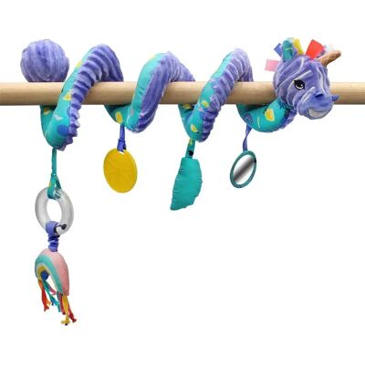 Les Déglingos Kiprokos Zebra Babyspielzeug - Sensorische Spirale Les Déglingos Kiprokos Zebra Babyspielzeug - Sensorische Spirale
