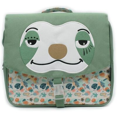 Les Déglingos Chillos de luiaard - Schooltas - Groen Les Déglingos Chillos de luiaard - Schooltas - Groen