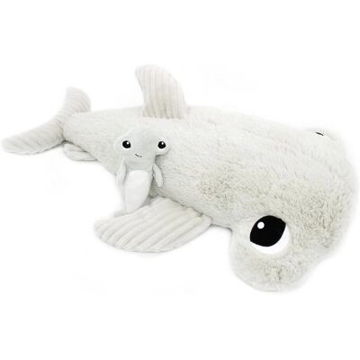 Les Déglingos Mamá y Bebé Tiburón de Peluche - Muñeco de Peluche Les Déglingos Mamá y Bebé Tiburón de Peluche - Muñeco de Peluche