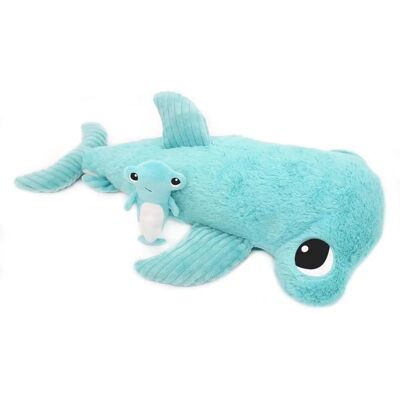 Peluches de Mamá Tiburón y Bebé Les Deglingos - Animal de Peluche Peluches de Mamá Tiburón y Bebé Les Deglingos - Animal de Peluche