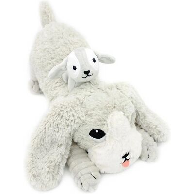 Les Déglingos Mama en Baby Plush - Zacht Velours, 34cm Les Déglingos Mama en Baby Plush - Zacht Velours, 34cm