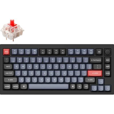 Keychron Q1 V2 Mekanisk Tastatur - Svart - 75% Oppsett - RGB Keychron Q1 V2 Mekanisk Tastatur - Svart - 75% Oppsett - RGB