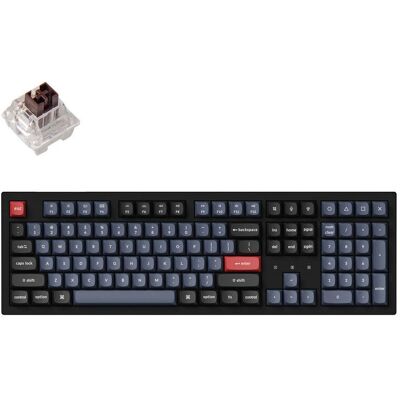 Keychron K10 Pro Drahtloses mechanisches Tastatur - Schwarz Keychron K10 Pro Drahtloses mechanisches Tastatur - Schwarz