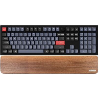 Keychron Walnuss Holz Handgelenkstütze - Ergonomische Unterstützung für Q6, V6, K10 Pro Keychron Walnuss Holz Handgelenkstütze - Ergonomische Unterstützung für Q6, V6, K10 Pro