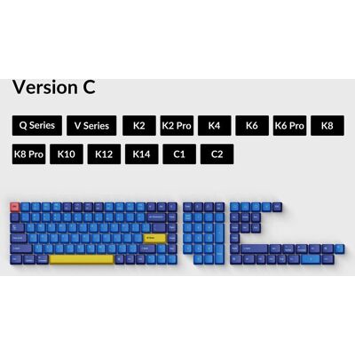 Set de taste Keychron T3 Dye-Sub PBT Beach - Accesorii pentru tastatură Set de taste Keychron T3 Dye-Sub PBT Beach - Accesorii pentru tastatură
