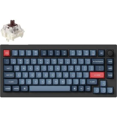 Keychron V1 Max Draadloze Mechanische Toetsenbord - 75% Compact, RGB, Gasket, Mac/Windows Keychron V1 Max Draadloze Mechanische Toetsenbord - 75% Compact, RGB, Gasket, Mac/Windows