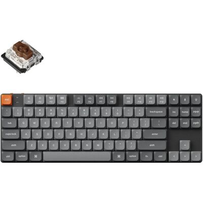 Keychron K1 Max - Bezprzewodowa mechaniczna klawiatura - Niski profil RGB - TKL Keychron K1 Max - Bezprzewodowa mechaniczna klawiatura - Niski profil RGB - TKL