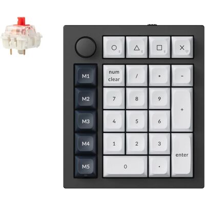 Keychron Q0 Max Schwarz/Weiß Hot-Swap RGB Tastatur - Tastatur Keychron Q0 Max Schwarz/Weiß Hot-Swap RGB Tastatur - Tastatur