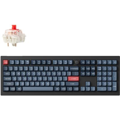 Keychron - V6 Max - Black - 100% layout - keyboard Keychron - V6 Max - Black - 100% layout - keyboard