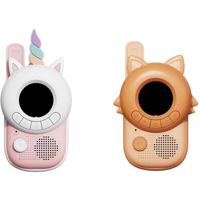 Zoofamily Barevný Jednorožec Liška Walkie Talkie - Unisex - Dosah 3 km Zoofamily Barevný Jednorožec Liška Walkie Talkie - Unisex - Dosah 3 km