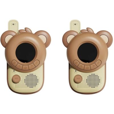 Walkie Talkie Brązowy Niedźwiedź Zoofamily - Zabawka dla Dzieci - 3 km Zasięg Walkie Talkie Brązowy Niedźwiedź Zoofamily - Zabawka dla Dzieci - 3 km Zasięg