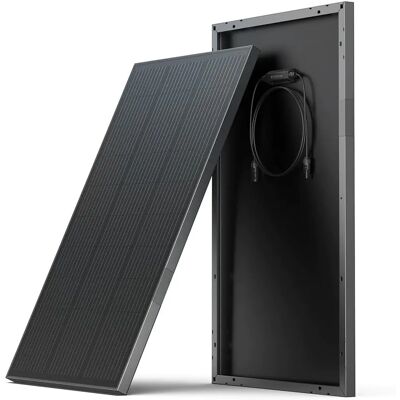 EcoFlow 100W Monokristallines Solarmodul - Robustes Außendesign EcoFlow 100W Monokristallines Solarmodul - Robustes Außendesign