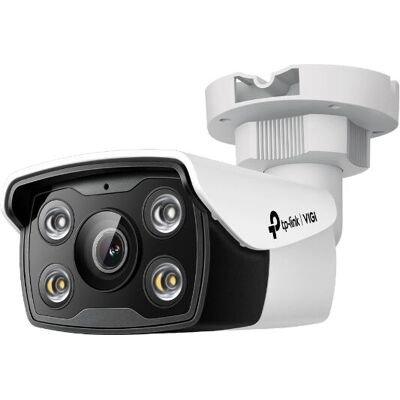 TP-Link VIGI C350 Bullet IP Säkerhetskamera - Färg 5MP - Utomhus - Vit TP-Link VIGI C350 Bullet IP Säkerhetskamera - Färg 5MP - Utomhus - Vit