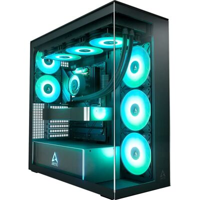ARCTIC - Xtender Clear Tempered Glass - Schwarz - E-ATX - Gehäuse ARCTIC - Xtender Clear Tempered Glass - Schwarz - E-ATX - Gehäuse